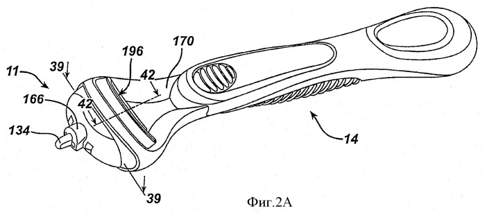 Бритвы и бреющие картриджи с защитой (патент 2354539)