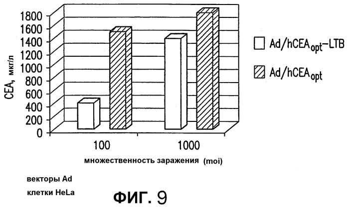 Слитые белки карциноэмбрионального антигена (патент 2380375)