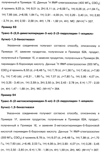 Производные бензотиазолциклобутиламина в качестве лигандов гистаминовых h3-рецепторов, фармацевтическая композиция на их основе, способ селективной модуляции эффектов гистаминовых h3-рецепторов и способ лечения состояния или нарушения, модулируемого гистаминовыми h3-рецепторами (патент 2487130)