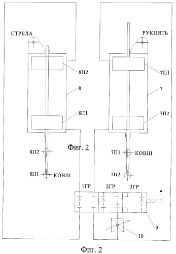 Рабочее оборудование одноковшового экскаватора (патент 2450106)