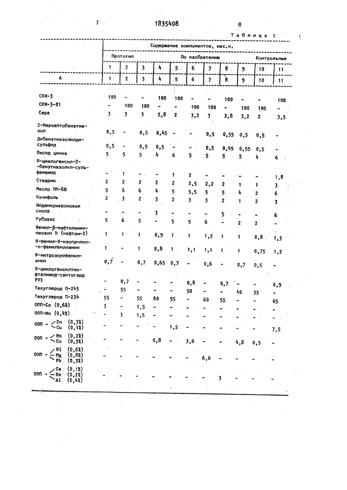 Резиновая смесь на основе изопренового каучука (патент 1835408)