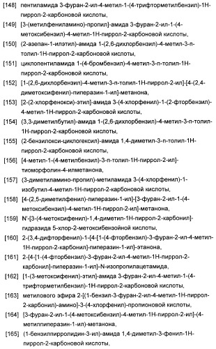 1,3-дизамещенные 4-метил-1н-пиррол-2-карбоксамиды и их применение для изготовления лекарственных средств (патент 2463294)