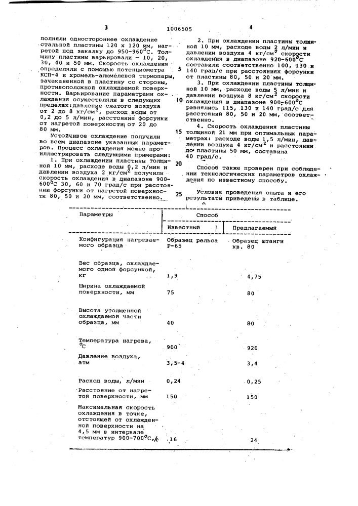 Способ получения двухфазной охлаждающей среды в форсунке (патент 1006505)