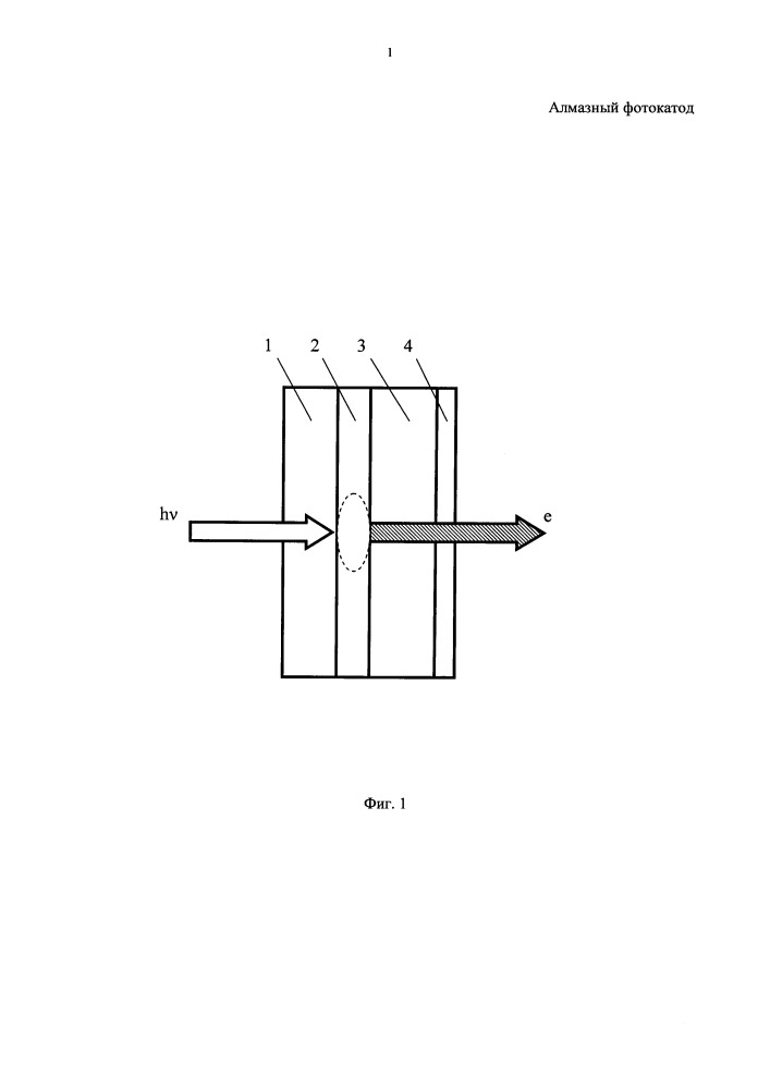 Алмазный фотокатод (патент 2658580)