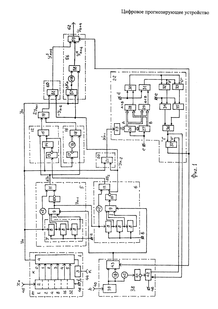 Цифровое прогнозирующее устройство (патент 2629641)