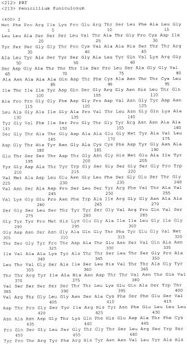 Ген abfb-1 penicillium funiculosum (патент 2388824)