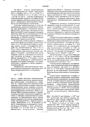 Неорганический люминофор с излучением в ик-области спектра (патент 2004566)