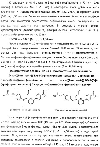 Производные фенилалкановой кислоты и фенилоксиалкановой кислоты, их применение и содержащая их фармацевтическая композиция (патент 2323929)