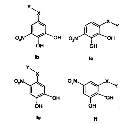 Новые производные нитрокатехола, обладающие активностью в качестве лигандов селектина (патент 2428979)