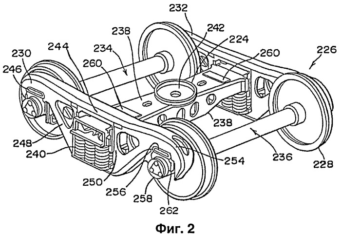 Опорный скользун тележки железнодорожного вагона (варианты) (патент 2416540)