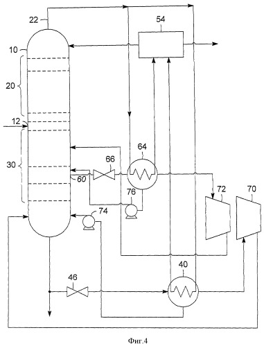 Усовершенствованный тепловой насос для высокочистого кубового продукта (патент 2500450)