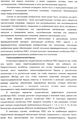 Использование ингибиторов pde7 для лечения нарушений движения (патент 2449790)