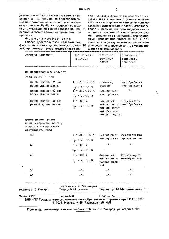 Способ электродуговой наплавки (патент 1671425)