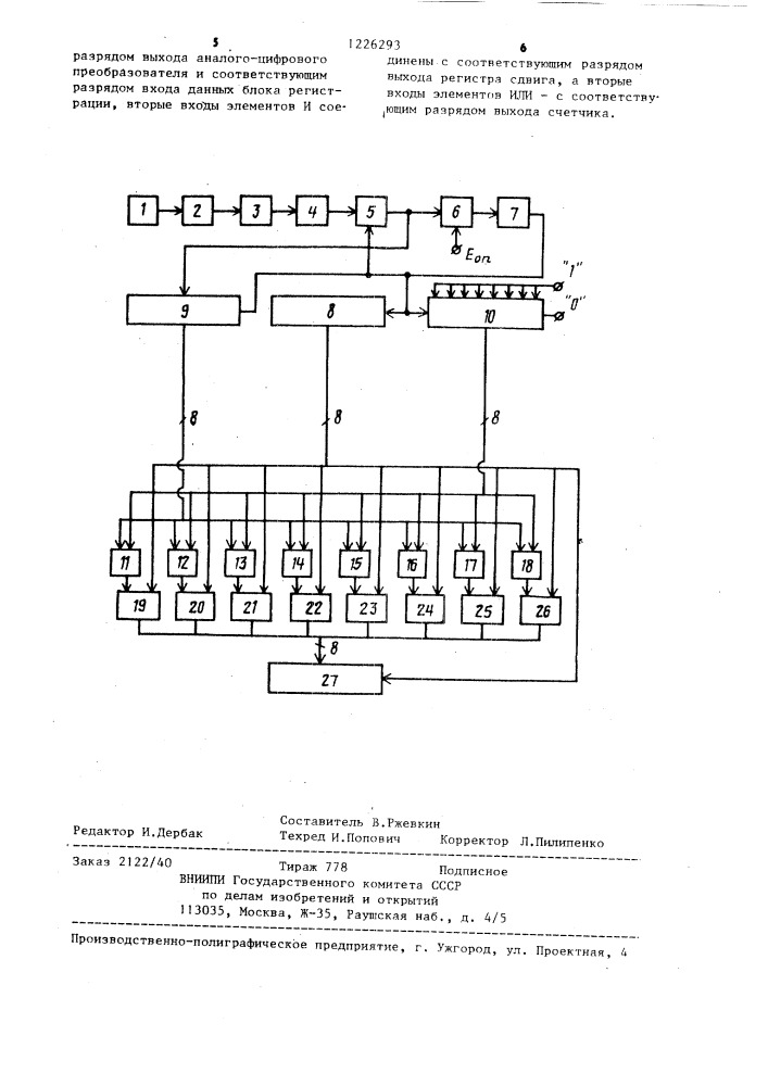 Устройство для акустико-эмиссионного контроля изделий (патент 1226293)