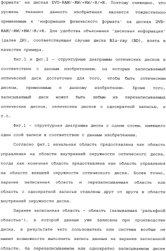 Носитель записи, способ конфигурирования его управляющей информации, способ записи и воспроизведения с его использованием и устройство для этого (патент 2334281)