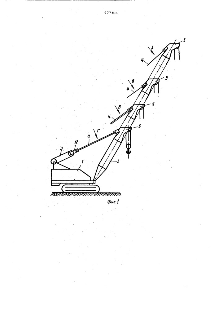 Грузоподъемный кран (патент 977366)