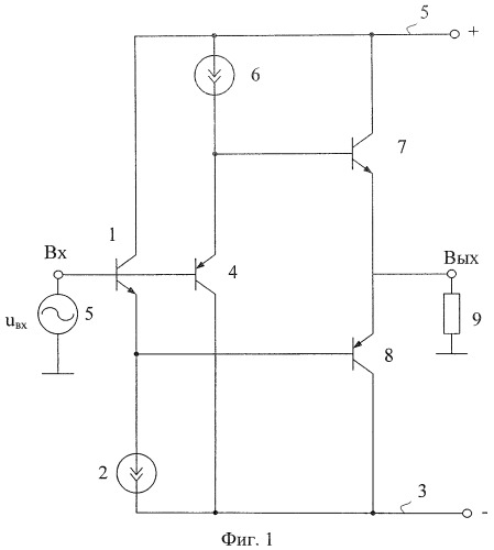 Комплементарный буферный усилитель (патент 2444115)