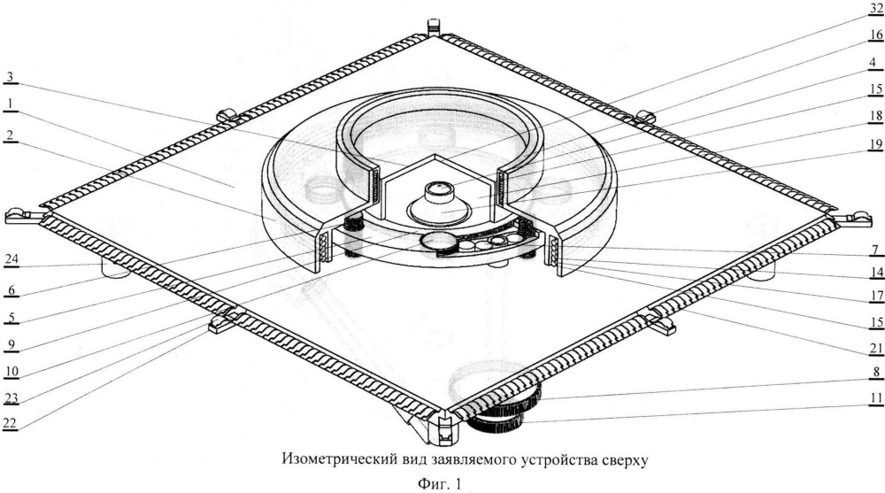 Стол для электромагнитных исследований биологических объектов (патент 2628001)