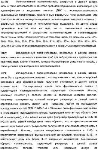 Антитела против интерлейкина-13 человека и их применение (патент 2427589)