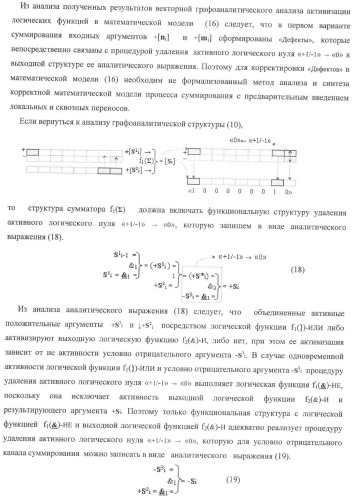 Способ параллельного логического суммирования последовательностей аналоговых сигналов слагаемых эквивалентных двоичной системе счисления (патент 2378683)