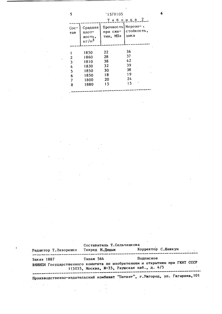 Сырьевая смесь для изготовления силикатного кирпича (патент 1578105)