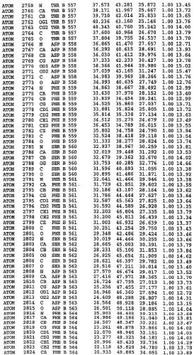 Кристаллическая структура фосфодиэстеразы 5 и ее использование (патент 2301259)