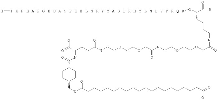 Длительно действующие агонисты рецепторов y2 и(или) y4 (патент 2504550)