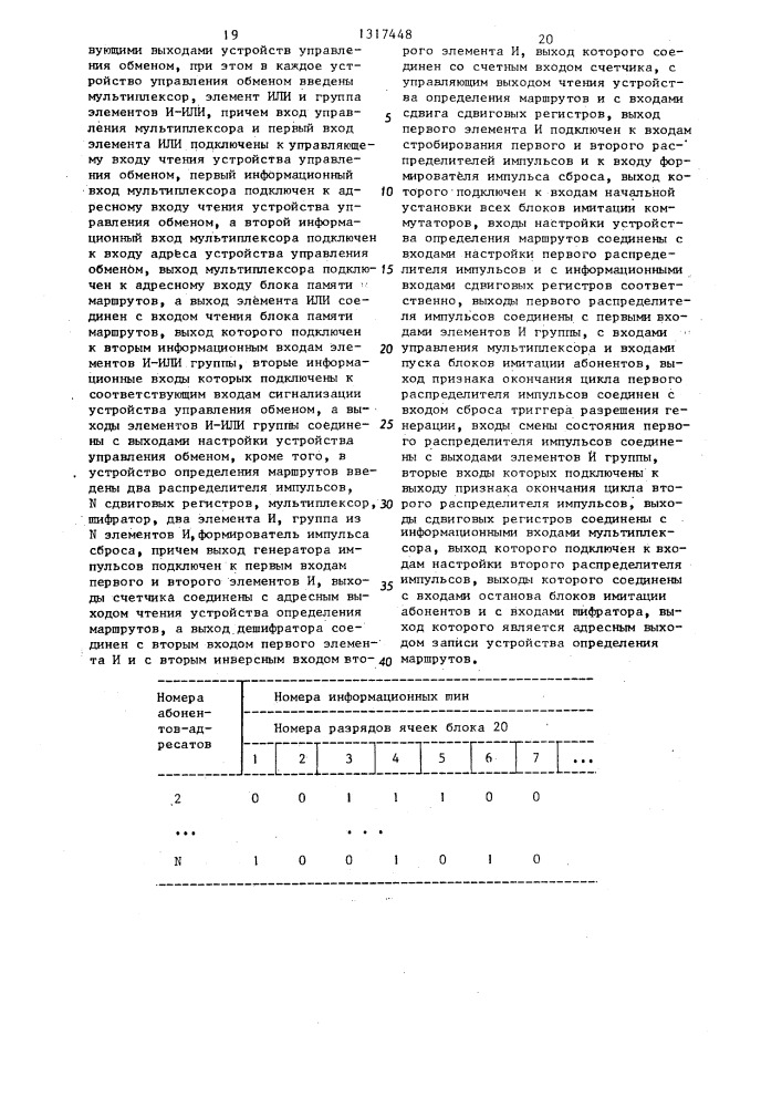 Система коммутации (патент 1317448)