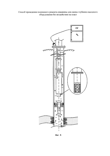 Способ проведения подземного ремонта скважины для смены глубинно-насосного оборудования без воздействия на пласт (патент 2592903)