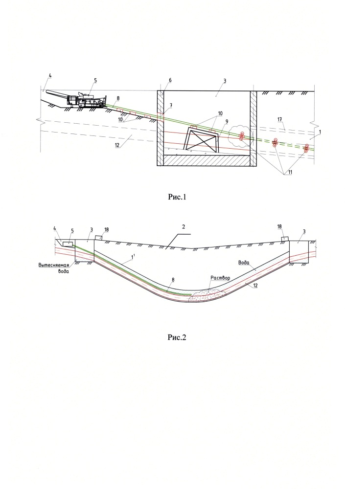 Способ заполнения раствором межтрубного пространства тоннельного перехода магистрального трубопровода (патент 2653277)
