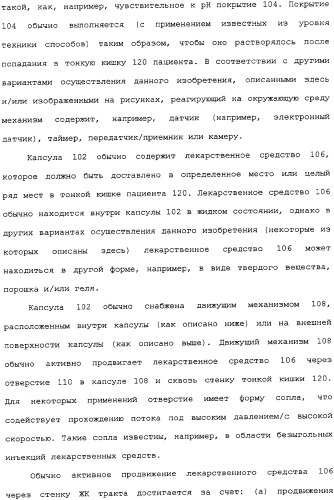 Активная доставка лекарственного средства в желудочно-кишечном тракте (патент 2334506)