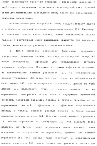 Способ для оптимизации работы поезда для поезда, включающего в себя множественные локомотивы с распределенной подачей мощности (патент 2482990)