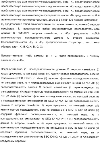 Домены и эпитопы менингококкового белка nmb1870 (патент 2375374)