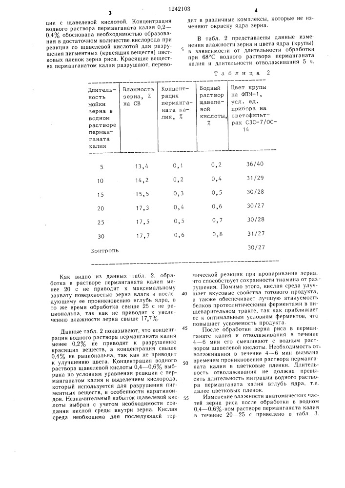 Способ производства рисовой крупы (патент 1242103)