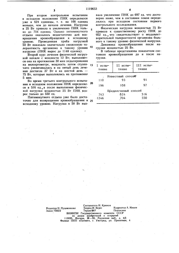 Способ лечения ишемической болезни сердца (патент 1119653)