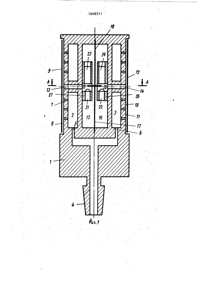 Пневматический датчик натяжения ленты (патент 1048511)