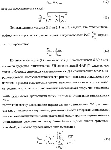 Высоконаправленная кольцевая фазированная антенная решетка (патент 2310956)