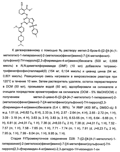 Производные 2-[(2-(фениламино)-1н-пирроло[2,3-d]пиримидин-4-ил)амино]бензамида в качестве ингибиторов igf-1r для лечения рака (патент 2472797)