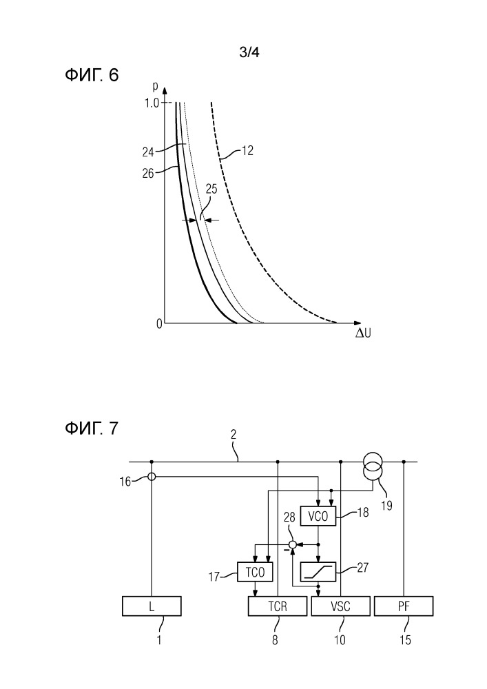 Способ и устройство для уменьшения колебаний напряжения в сети электроснабжения (патент 2656356)