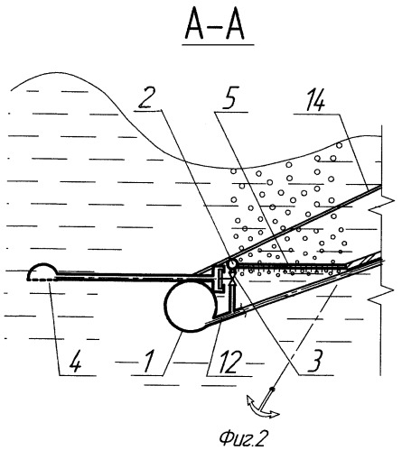 Пневмогидравлический энергонезависимый волнолом (патент 2461681)