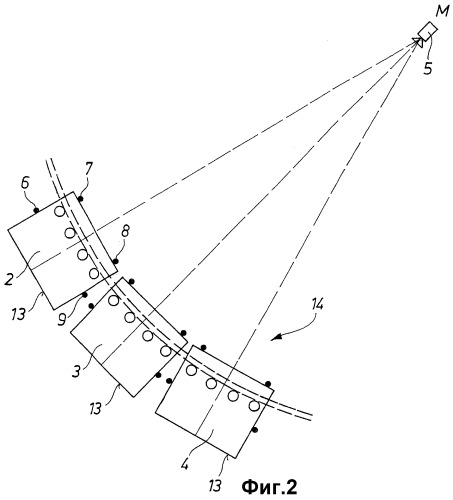 Способ и устройство для точного позиционирования множества взаимодействующих друг с другом валковых или роликовых элементов (патент 2354472)