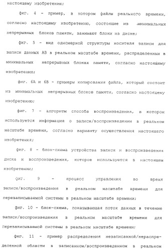 Способ записи на носитель записи и воспроизведения с него информации в реальном масштабе времени (патент 2310243)