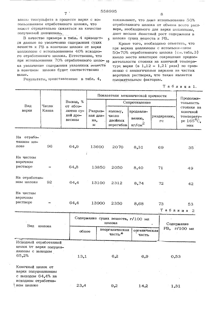 Способ получения волокнистого целлюлозного полуфабриката (патент 558995)