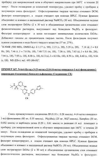 Би-арил-мета-пиримидиновые ингибиторы киназы (патент 2448959)