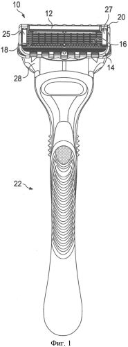 Бритвенные приборы и картриджи для бритвенных приборов (патент 2555316)