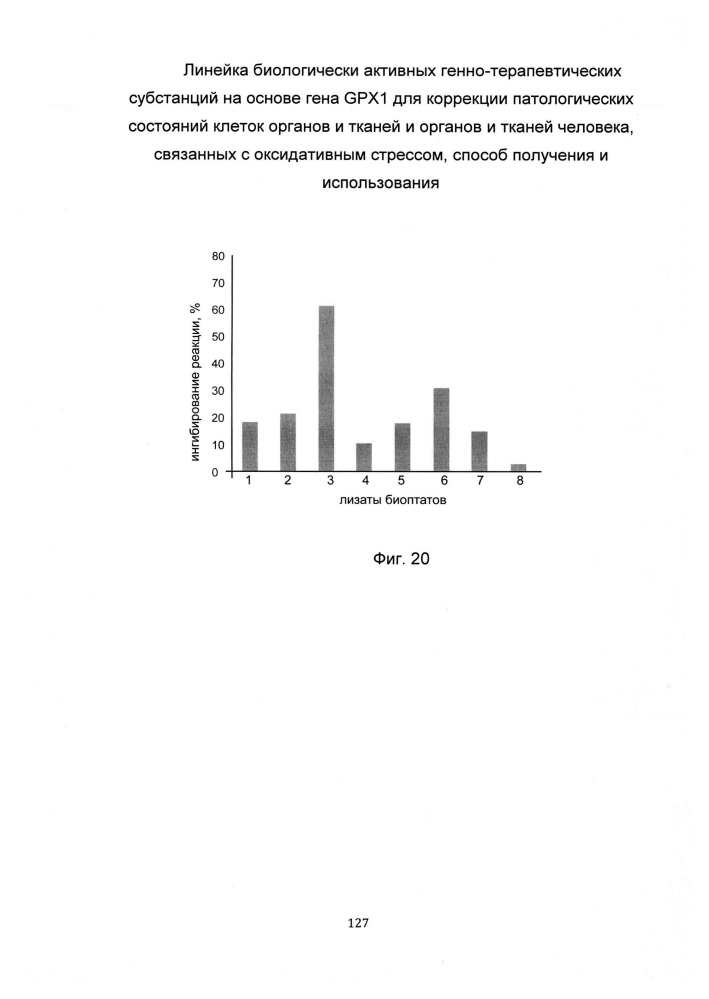 Линейка биологически активных генно-терапевтических субстанций на основе гена gpx1 для коррекции патологических состояний клеток органов и тканей и органов и тканей человека, связанных с оксидативным стрессом, способ получения и использования (патент 2653491)