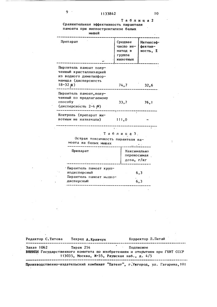 Способ получения транс-1,4,5,6-тетрагидро-1-метил-2-[2-(2- тиенил)-винил]пиримидина памоата (патент 1133842)