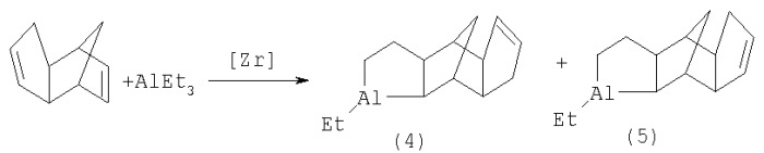 Способ совместного получения 3-этил-3-алюминапентацикло-[12.5.1.02,13.04,12.015,19]-икоза-4,16-диена и 3-этил-3-алюминапентацикло-[12.5.1.02,13.04,12.015,19]-икоза-4,17-диена (патент 2375369)