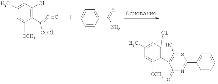 2, 4, 6-фенилзамещенные циклические кетоенолы (патент 2384570)