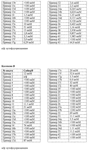 Новые ингибиторы цистеиновых протеаз и их терапевтическое применение (патент 2424234)
